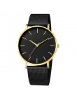 2019 Montre Femme nowoczesne kobiety zegarek moda czarny kwarc zegarek kobiety opaska siatkowa proste zegarki luksusowe panie Re