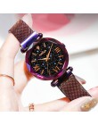 Reloj mujer luksusowe kobiety zegarki Starry Sky kobiet magnetyczne zegar zegarek kwarcowy zegarek mody panie zegarek na rękę re