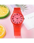 Dropshipping panie silikonowy zegarek kobiety dorywczo gumy galaretki żel kwarcowy zegar bransoletka sukienka Wrist Watch Relogi