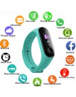 Hotsale M3 kolorowy ekran Smart Sport Fitnes bransoletka IP67 wodoodporny monitor ciśnienia krwi dla dzieci zegarki damskie męsk