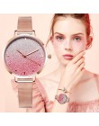 2020 nowy Montre Femme kobiety zegarki moda luksusowe Starry sky Mesh panie zegarek kobiety zegarki damskie reloj mujer Dropship