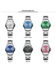 CHENXI 019A kobiety moda luksusowe zegarki damskie zegarki kwarcowe panie luksusowe Rhinestone Dial zegar wodoodporny Reloj Muje