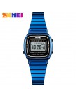 SKMEI moda Sport Watch kobiety najlepsze marki luksusowe 3Bar wodoodporne zegarki damskie mała tarcza cyfrowy zegarek Relogio Fe