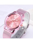 Foloy cyfrowe zegarki damskie jakość moda genewa cyfry rzymskie Faux Leather Analog Quartz Ladies bransoletka do zegarka zegar p