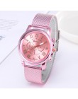 Foloy cyfrowe zegarki damskie jakość moda genewa cyfry rzymskie Faux Leather Analog Quartz Ladies bransoletka do zegarka zegar p