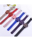 Foloy cyfrowe zegarki damskie jakość moda genewa cyfry rzymskie Faux Leather Analog Quartz Ladies bransoletka do zegarka zegar p