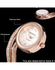 Reloj Mujer luksusowe tarcza z różowego złota kobiet zegarki pełna stali nierdzewnej kwarcowy analogowy zegarek Hot Montre Femme