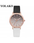 YOLAKO New Arrival cienka skóra dorywczo luksusowa kobieta zegarek damski zegarek kwarcowy kobieta bransoletka kobiety zegarki C