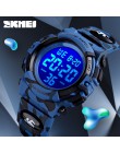 SKMEI Military Kids Sport zegarki 50M wodoodporny elektroniczny zegarek na rękę Stop Watch zegar cyfrowy zegarek dla dzieci dla 