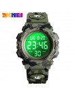 SKMEI Military Kids Sport zegarki 50M wodoodporny elektroniczny zegarek na rękę Stop Watch zegar cyfrowy zegarek dla dzieci dla 