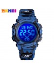 SKMEI Military Kids Sport zegarki 50M wodoodporny elektroniczny zegarek na rękę Stop Watch zegar cyfrowy zegarek dla dzieci dla 