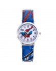 Dzieci SpiderMan zegarek 2019 nowy stylowy dla dzieci Cute Cartoon zegarek skóra Watchband Casual studentów zegar