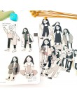 17 sztuk  zestaw japoński śliczne kobieta stażysta  postać z anime  Kawaii dziewczyna Diy Ablum Diary scrapbooking dekoracja 