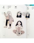 17 sztuk  zestaw japoński śliczne kobieta stażysta  postać z anime  Kawaii dziewczyna Diy Ablum Diary scrapbooking dekoracja 