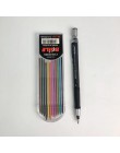 Ołówek automatyczny 2.0mm 2B rysunek pisanie aktywność ołówek with12-color refill office school stationery