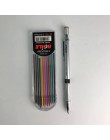 Ołówek automatyczny 2.0mm 2B rysunek pisanie aktywność ołówek with12-color refill office school stationery