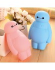 Silikonowy Big Hero 6 Baymax urocze piórniki Kawaii wielofunkcyjny papiernicze torby na długopisy przechowywania piórnik szkolne