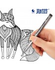 STA 9 sztuk/partia czarny micron pen Hook Liner szkic markery rysunek wodoodporna dostaw sztuki Manga komiks pisma Brush Pen