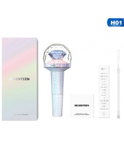 KPOP SEVENTEEN CARAT BONG VER.2 Bluetooth pomadka rozjaśniająca Album koncerty lampa Lightstick fluorescencyjna karta Stick