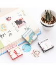 40 sztuk/pudło Mini Cartoon dekoracja z naklejek papierowych naklejka album DIY Scrapbooking naklejka uszczelniająca Kawaii biur