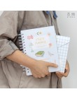 2020 Planner cewka notatnik A5 Kawaii Palnner książka Bullet Journal pamiętnik roczny miesiąc tydzień Plan kreskówka kwiat notat