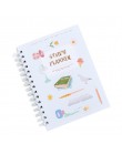 2020 Planner cewka notatnik A5 Kawaii Palnner książka Bullet Journal pamiętnik roczny miesiąc tydzień Plan kreskówka kwiat notat