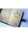 2020 Retro Vintage Notebook hasło Book Planner Office Lady prywatność Van Gogh kod książka ochrona papiernicze