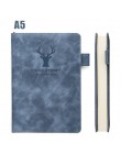 360 stron Super gruby wosk poczucie skórzane A5 Notebook biuro biznes codziennej pracy Notebook notebooki darmowa obraz Logo fir