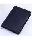 Kawaii Faux Leather A5 Padfolio z kalkulatorem Zipper Binder teczka na notebooka Folder wykonawczy Spiral Travel zeszyt