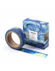 8 sztuk/partia olej papier do malowania taśmy washi Van Goah płótno 15mm * 7m dekoracyjne maskowanie naklejki do pamiętnika albu