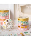 4 rolki/paczka taśmy Washi Tape Diy dekoracji Scrapbooking planowanie Bowknot maskująca taśma klejąca taśma naklejki etykiety ma