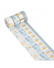 4 rolki/paczka taśmy Washi Tape Diy dekoracji Scrapbooking planowanie Bowknot maskująca taśma klejąca taśma naklejki etykiety ma