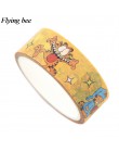 Flyingbee 15mmX5m Funny cat Washi taśma klejąca DIY dekoracyjna taśma klejąca biurowe kreatywne taśmy maskujące materiały X0689