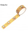 Flyingbee 15mmX5m Funny cat Washi taśma klejąca DIY dekoracyjna taśma klejąca biurowe kreatywne taśmy maskujące materiały X0689