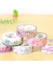 1PC śliczne Flamingo taśma maskująca Kawaii kwiatowa taśma washi dekoracyjna taśma klejąca dla dzieci DIY Scrapbooking pamiętnik