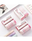 10 sztuk Vintage Feather Washi taśma Kawaii taśma klejąca kwiat taśmy maskujące dla dzieci Scrapbooking DIY zdjęcia materiały bi