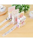 1PC śliczne Flamingo taśma maskująca Kawaii kwiatowa taśma washi dekoracyjna taśma klejąca dla dzieci DIY Scrapbooking pamiętnik