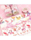 Pan papieru 8 sztuk/zestaw 24 wzory DIY Scrapbooking planowanie dekoracji taśmy washi Kawaii marzycielski panieńskie kolorowe De