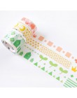 3 sztuk/paczka kwiaty chmura japońska taśma washi dekoracyjna taśma klejąca Decora Diy naklejki scrapbooking maskowanie etykiety