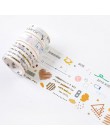 3 sztuk/paczka kwiaty chmura japońska taśma washi dekoracyjna taśma klejąca Decora Diy naklejki scrapbooking maskowanie etykiety