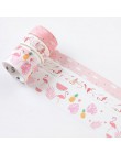 3 sztuk/paczka kwiaty chmura japońska taśma washi dekoracyjna taśma klejąca Decora Diy naklejki scrapbooking maskowanie etykiety