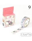 1PC śliczne Flamingo taśma maskująca Kawaii kwiatowa taśma washi dekoracyjna taśma klejąca dla dzieci DIY Scrapbooking pamiętnik