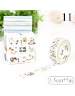 1PC śliczne Flamingo taśma maskująca Kawaii kwiatowa taśma washi dekoracyjna taśma klejąca dla dzieci DIY Scrapbooking pamiętnik