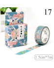 1PC śliczne Flamingo taśma maskująca Kawaii kwiatowa taśma washi dekoracyjna taśma klejąca dla dzieci DIY Scrapbooking pamiętnik