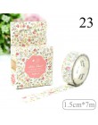 1PC śliczne Flamingo taśma maskująca Kawaii kwiatowa taśma washi dekoracyjna taśma klejąca dla dzieci DIY Scrapbooking pamiętnik