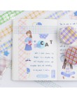 Kreatywne kolorowe siatka Washi taśma klejąca taśma Diary DIY Scrapbooking naklejki etykiety taśma maskująca Kawaii biurowe prez