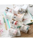 5 sztuk/paczka taśma Washi płatek śniegu geometryczne taśmy maskujące Diy dekoracji Scrapbooking planowanie taśma klejąca naklej