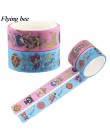 Flyingbee 15mm X 5m dziewczyny papierowa taśma washi Cartoon śliczne taśma klejąca DIY dekoracyjne dziewczyny taśmy maskujące ma