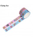 Flyingbee 15mm X 5m dziewczyny papierowa taśma washi Cartoon śliczne taśma klejąca DIY dekoracyjne dziewczyny taśmy maskujące ma