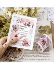 Cenne Story Vintage taśma Washi zestaw kwiaty samoprzylepne maskująca taśma Washi Scrapbooking naklejki etykiety dla wyroby Scra